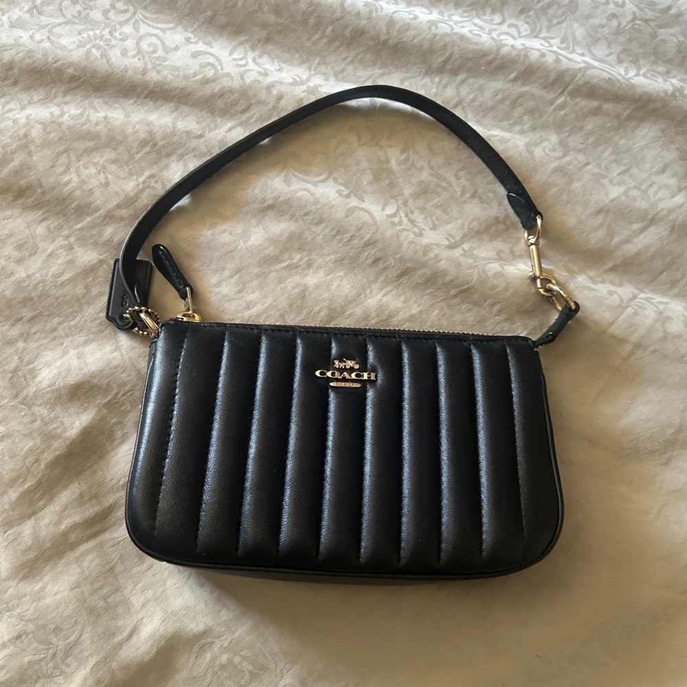 Coach Black Quilted Nolita